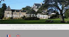 Desktop Screenshot of chateauduval.com