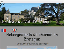 Tablet Screenshot of chateauduval.com